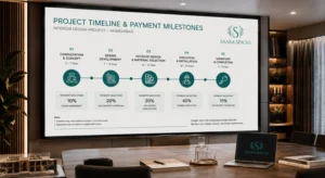 Interior design payment milestones
