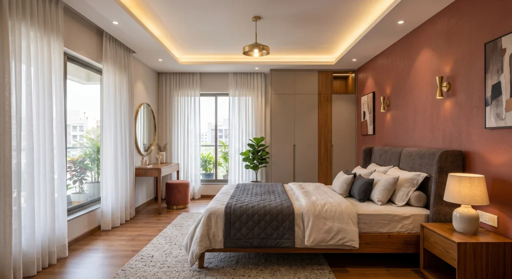 Master bedroom interior cost Ahmedabad