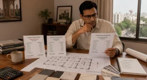 Managing multiple interior contractors for a home renovation