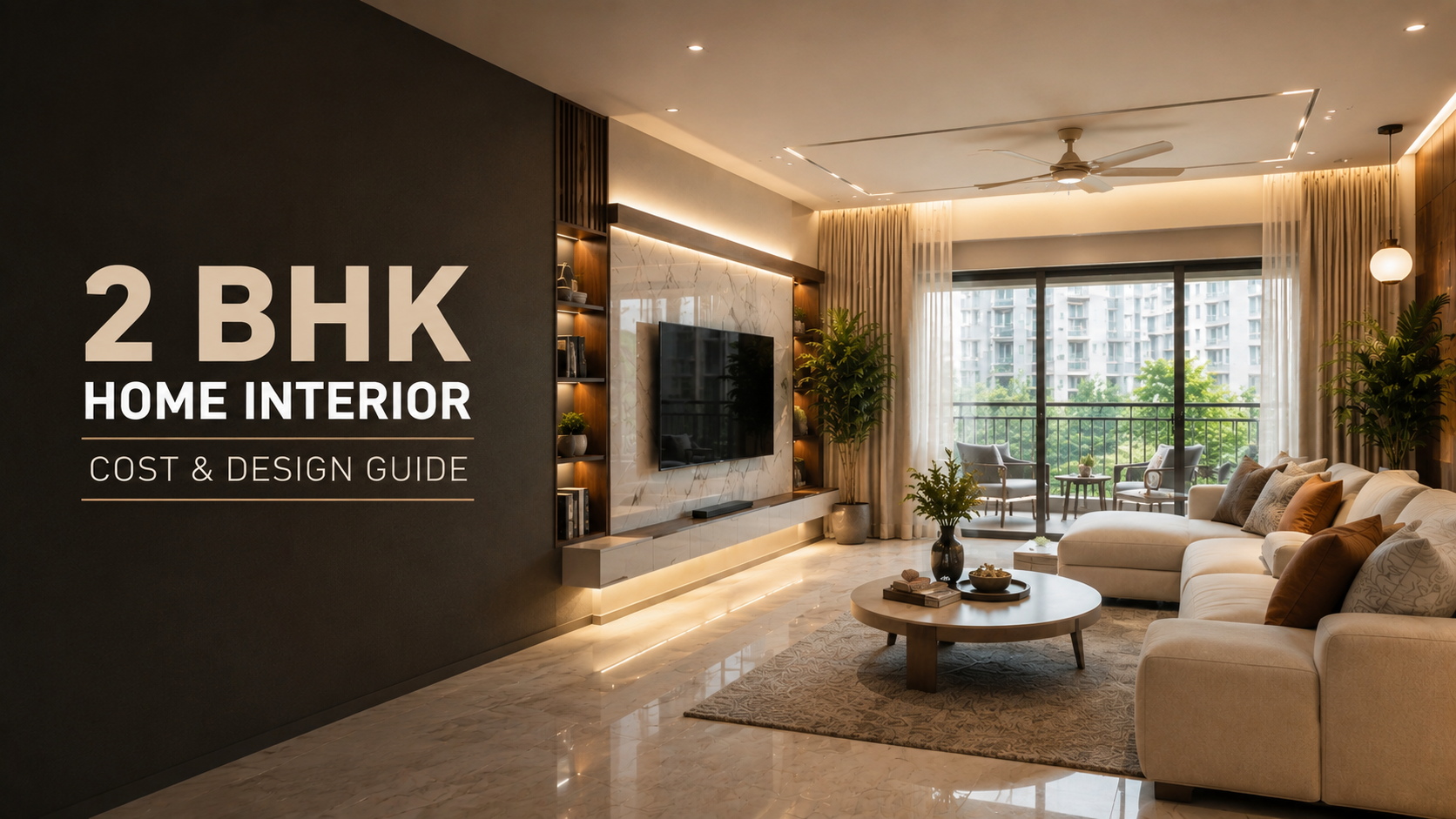 2 BHK Interior Design Cost in Ahmedabad 2026 | Saara Spaces