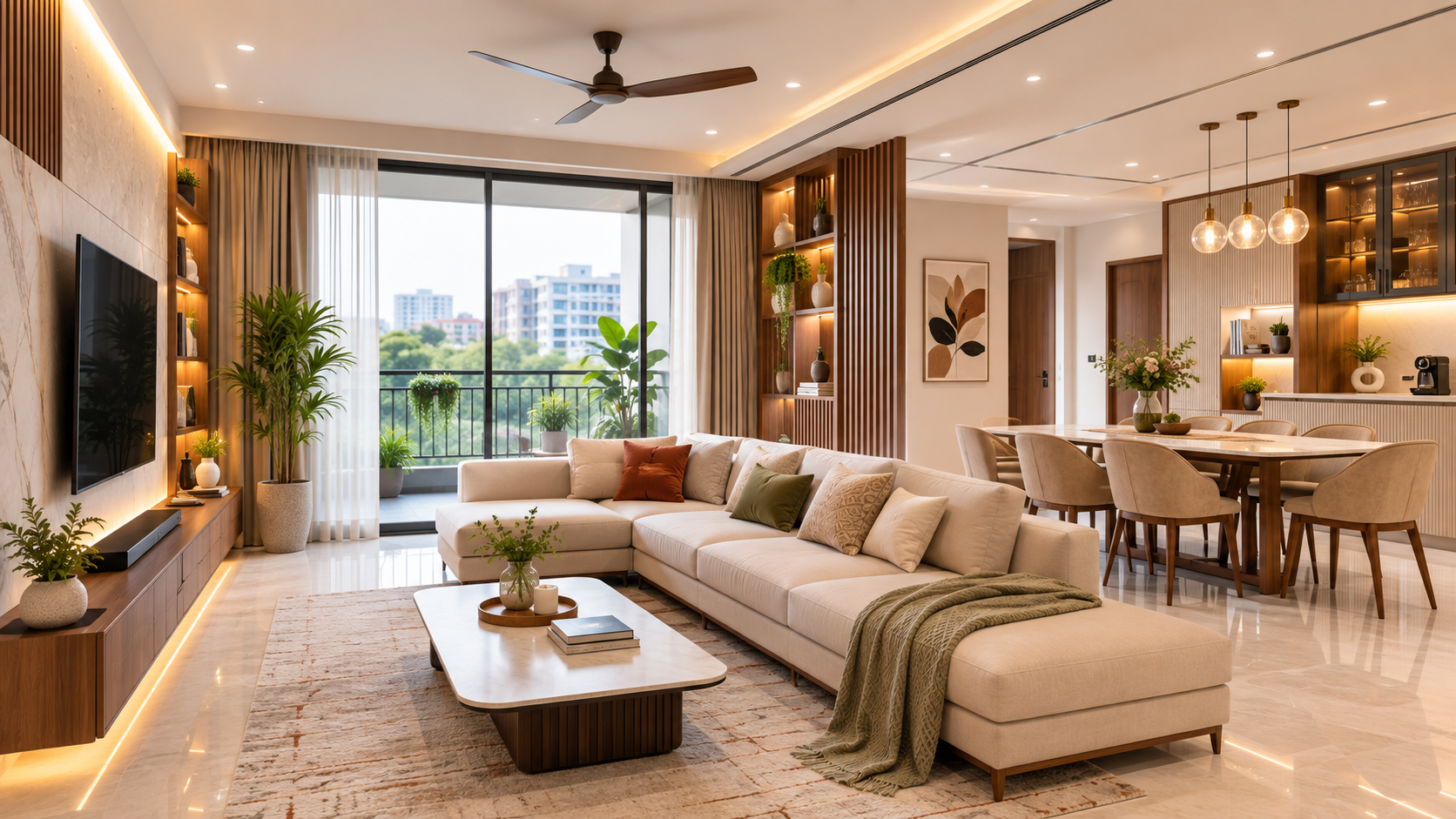2 BHK Interior Design Cost in Ahmedabad 2026 | Saara Spaces