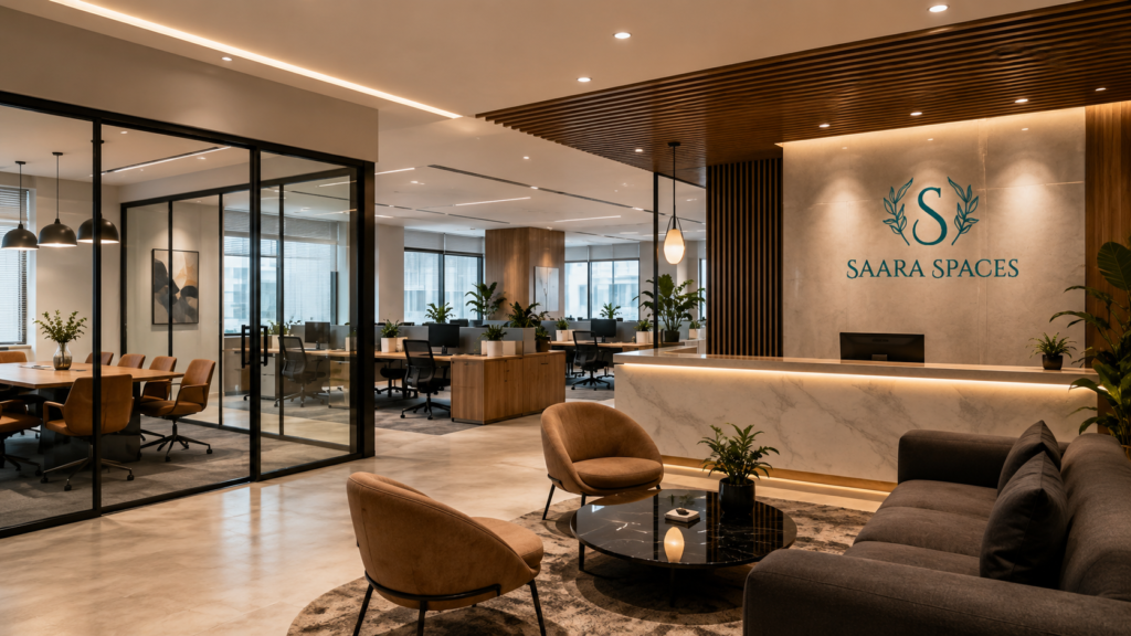Ahmedabad Corporate Office Interior by Saara Spaces