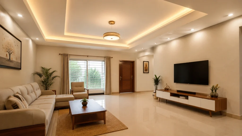 false ceiling design ideas for modern living room