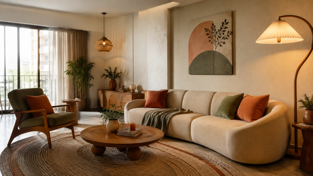 living room design ideas for modern Ahmedabad homes