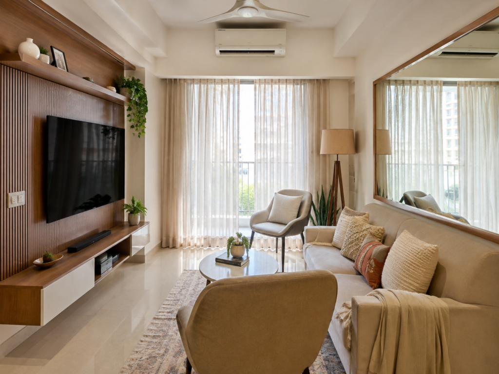 small living room design ideas for Ahmedabad apartments
