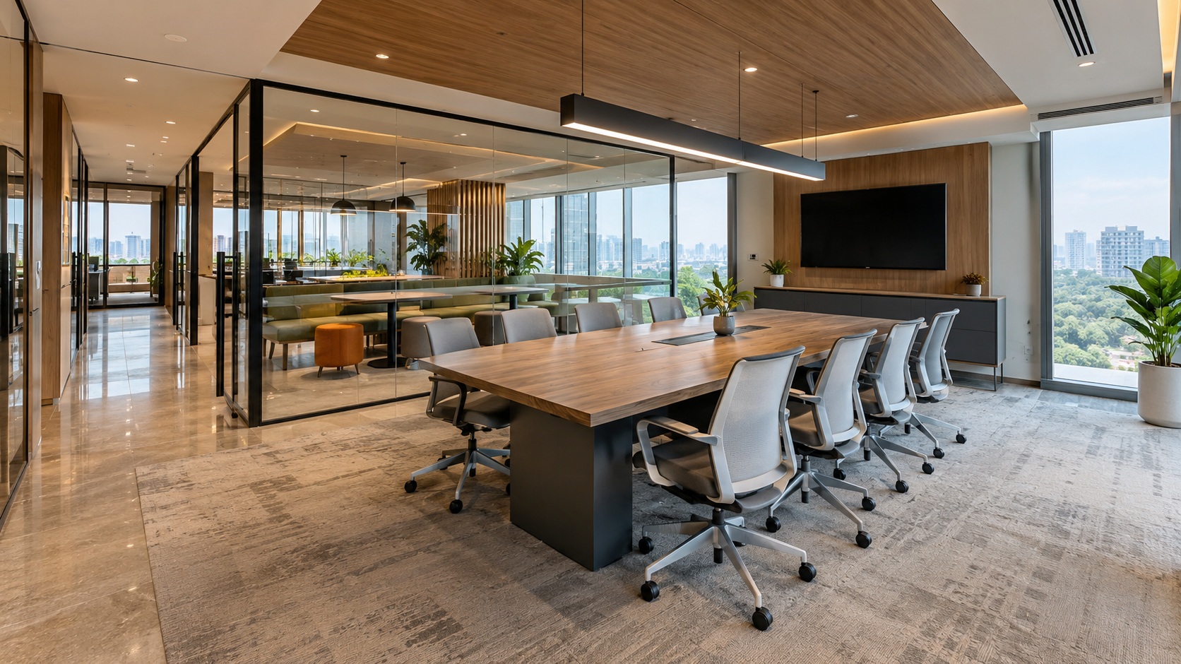 Completed interior project by Saara Spaces in Ahmedabad